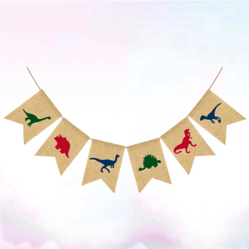 Dinosaur Swallowtail Banner Linen Kids Party Decoration Garland Retro Children Room Photo Prop Theme Event
Dinosaur Swallowtail Banner Linen Kids Party Decoration Garland Retro Children Room Photo Prop Theme Event