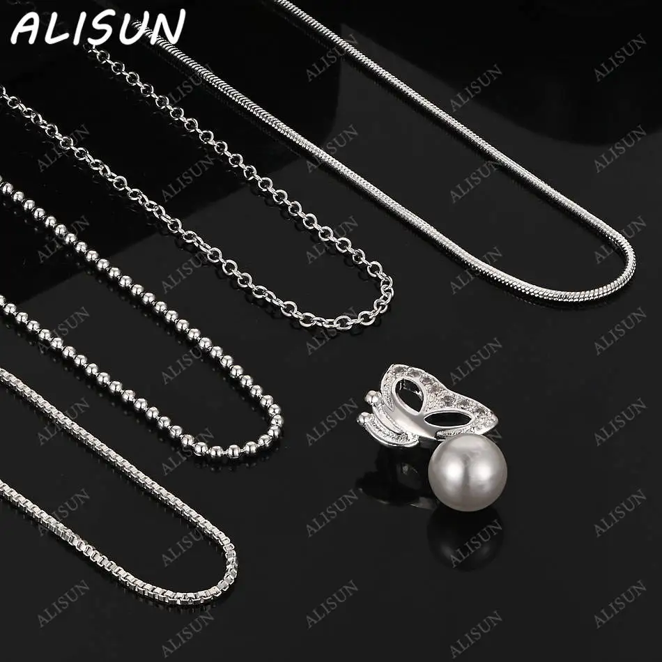 ALISUN 40-75cm 925 Sterling Silver Zircons Butterfly Pendant Necklace For Women Anniversary Gift Wild Fashion Romantic Jewelry
ALISUN 40-75cm 925 Sterling Silver Zircons Butterfly Pendant Necklace For Women Anniversary Gift Wild Fashion Romantic Jewelry