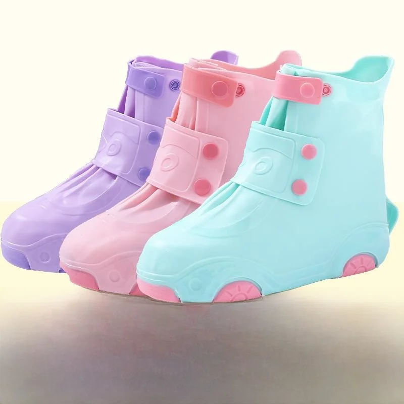 Thickened PVC Anti-Slip Wear-Resistant Children's Shoe Covers Waterproof Rainproof Unisex Large Size Student Shoe Covers
Thickened PVC Anti-Slip Wear-Resistant Children's Shoe Covers Waterproof Rainproof Unisex Large Size Student Shoe Covers