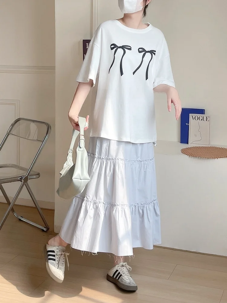 Светло-голубая плиссированная юбка А-силуэта миди для женщин, весна-лето, новая, стройнящая, универсальная, многослойная юбка, с высокой талией, из полиэфирного волокна
Светло-голубая плиссированная юбка А-силуэта миди для женщин, весна-лето, новая, стройнящая, универсальная, многослойная юбка, с высокой талией, из полиэфирного волокна