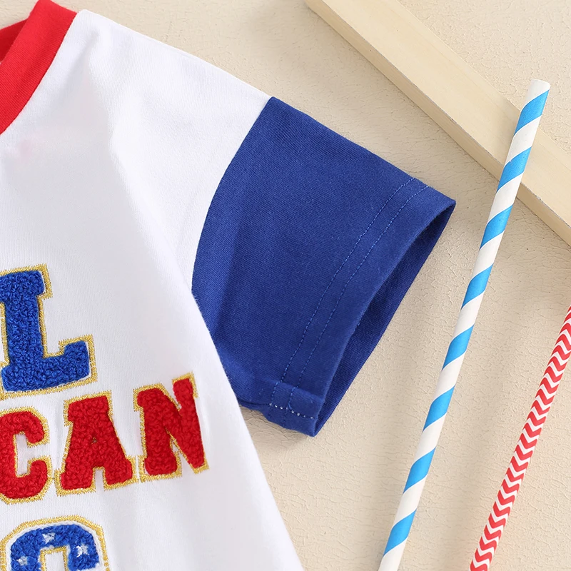 Adorable Infant Fourth of July with Patriotic Design and Snap Closure for Baby Boy or Girl - Summer Romper for Newborns
Adorable Infant Fourth of July with Patriotic Design and Snap Closure for Baby Boy or Girl - Summer Romper for Newborns