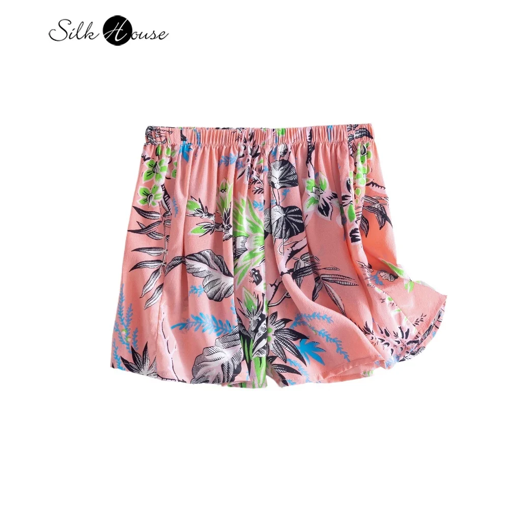 Women's Casual Summer New 100% Natural Mulberry Silk Crepe De Chine Elastic Waist Comfortable Skin Friendly Shorts
Women's Casual Summer New 100% Natural Mulberry Silk Crepe De Chine Elastic Waist Comfortable Skin Friendly Shorts