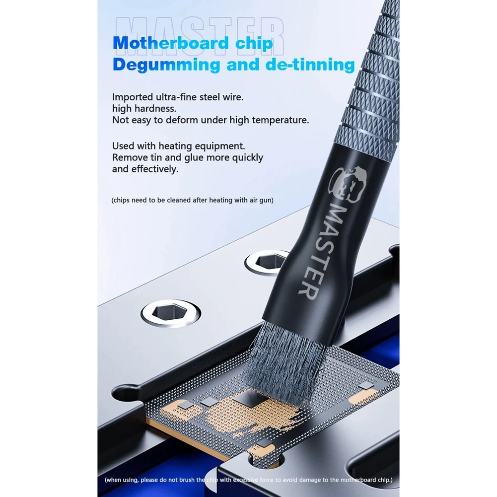 ABUL-MECHANIC Motherboard Cleaning Brush Dust Cleaning Cellphone Chip Tin Glue Removal Double Head Brush
ABUL-MECHANIC Motherboard Cleaning Brush Dust Cleaning Cellphone Chip Tin Glue Removal Double Head Brush