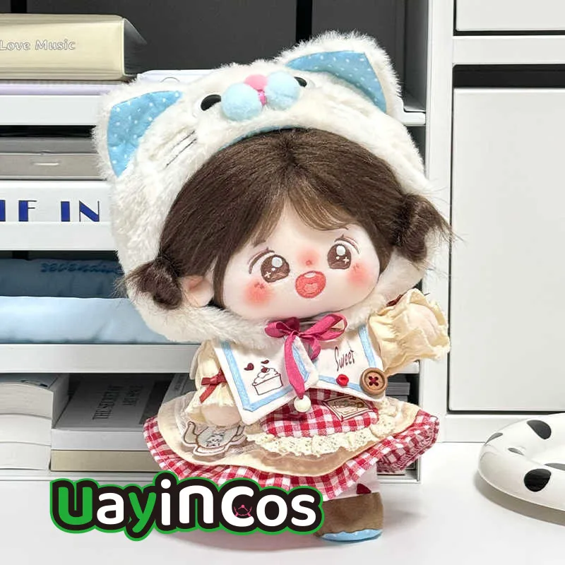 20cm Doll Clothes Cat Tea Party Cat Ear Hat Fashion Cute Costume Suit Stuffed Plushies Plush Doll Accessories Anime Toy For Kid
20cm Doll Clothes Cat Tea Party Cat Ear Hat Fashion Cute Costume Suit Stuffed Plushies Plush Doll Accessories Anime Toy For Kid