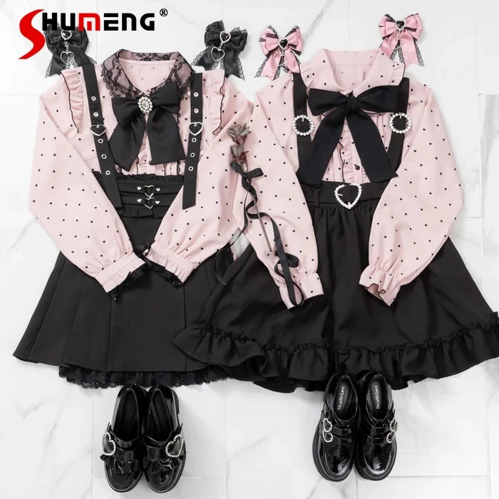 Wooden Ear Doll Collar Button Shirt Top 2023 New Spring Blusa Preppy Style Cute Bow Bot Long Sleeve Japanese Style Blouse Women
Wooden Ear Doll Collar Button Shirt Top 2023 New Spring Blusa Preppy Style Cute Bow Bot Long Sleeve Japanese Style Blouse Women