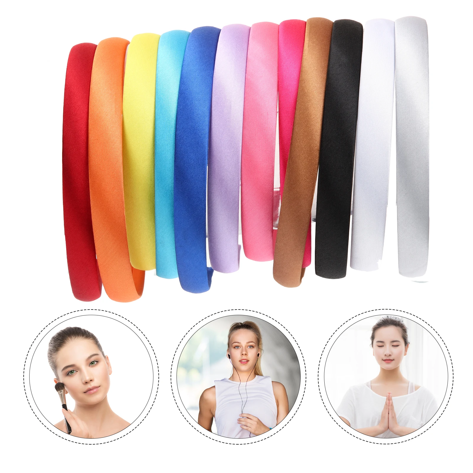 12pcs C y Color Fabric Covered Headb s No Teeth Hair Hoop Plain DIY Crafting Accessories Women Girls Hair Decorations
12pcs C y Color Fabric Covered Headb s No Teeth Hair Hoop Plain DIY Crafting Accessories Women Girls Hair Decorations