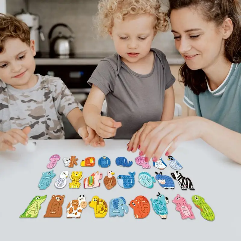 Animal Puzzle Board English Letters Magnetic Sticker Toys Paper Capital English Letters Pattern Matching Blocks Early Education
Animal Puzzle Board English Letters Magnetic Sticker Toys Paper Capital English Letters Pattern Matching Blocks Early Education