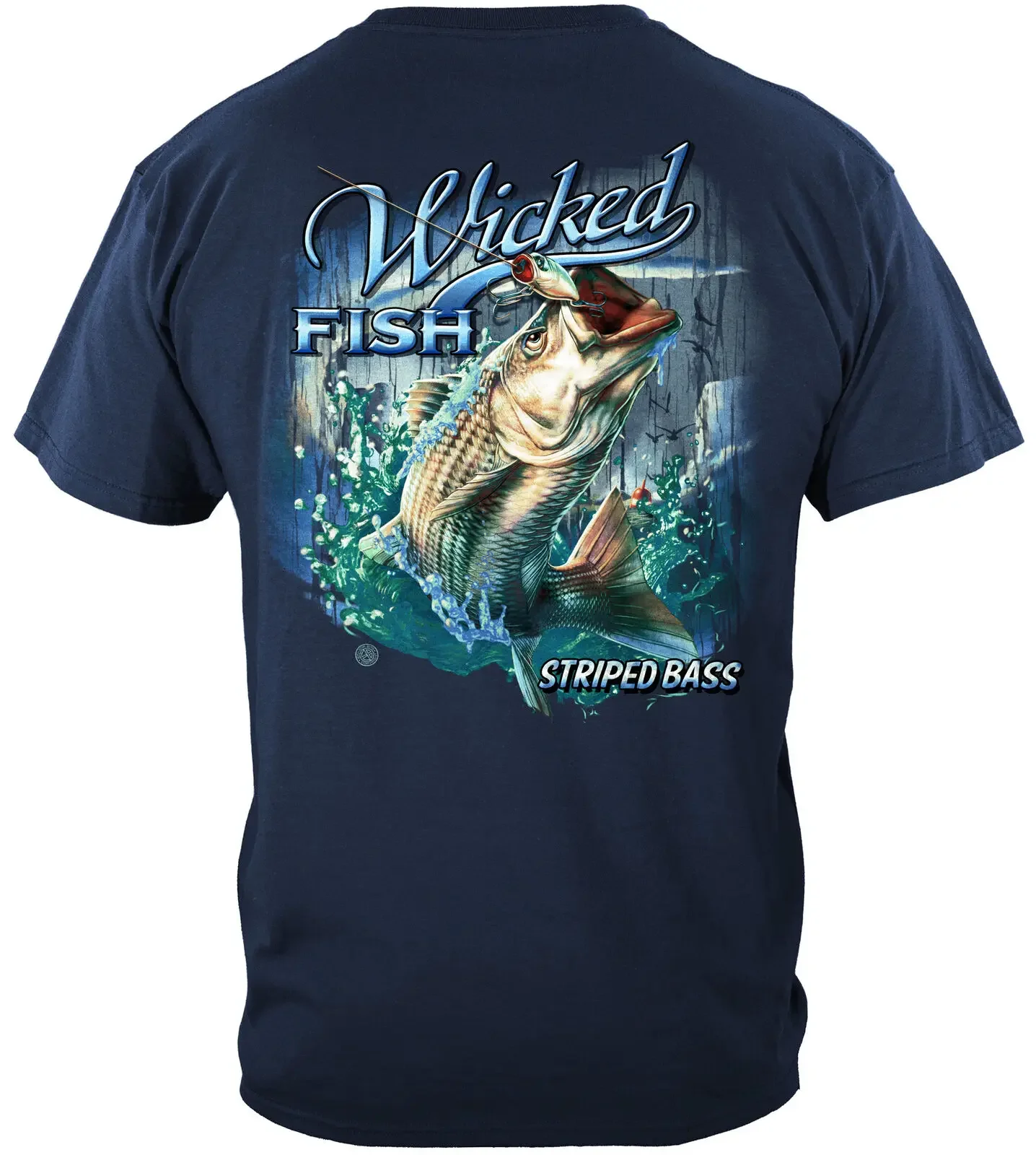 Striped Bass with Popper Air Born. Fashion Fishing Angler Gift T-Shirt. Summer Cotton Short Sleeve O-Neck Mens T Shirt New S-3XL
Striped Bass with Popper Air Born. Fashion Fishing Angler Gift T-Shirt. Summer Cotton Short Sleeve O-Neck Mens T Shirt New S-3XL