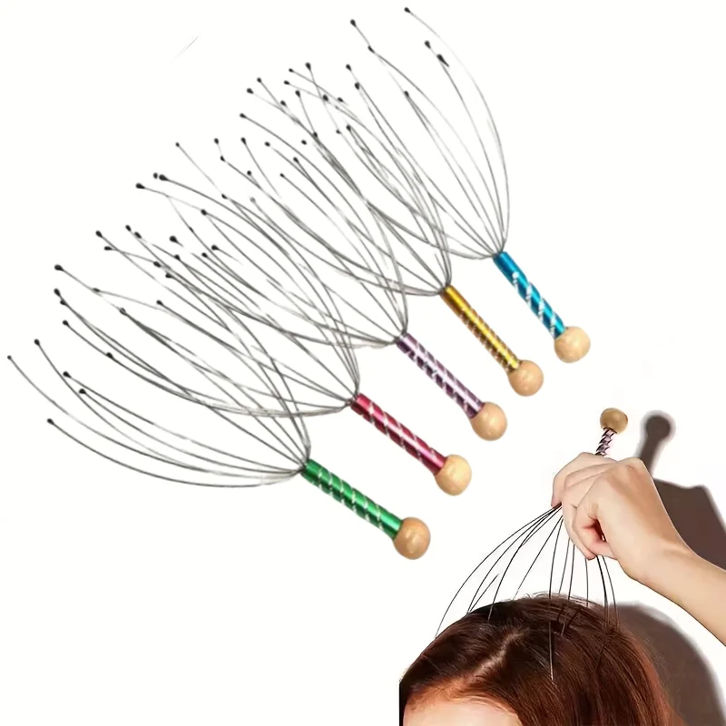 Массажер для головы, ручная расческа для массажа кожи головы в виде осьминога, эргономичный металлический захват для кожи головы для глубокой релаксации, снятия стресса
Массажер для головы, ручная расческа для массажа кожи головы в виде осьминога, эргономичный металлический захват для кожи головы для глубокой релаксации, снятия стресса