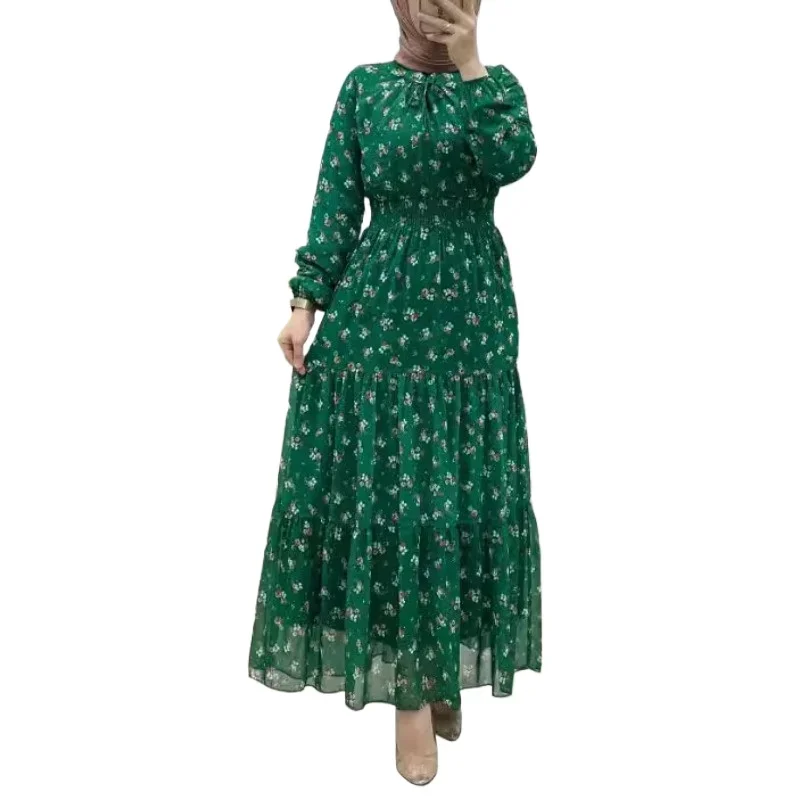 Arab Long Robe Muslim Dress Flower Print Jalabiya Ramadan Kaftan Abaya for Women Dresses Morocco Dubai Abayas Islam Vestidos
Arab Long Robe Muslim Dress Flower Print Jalabiya Ramadan Kaftan Abaya for Women Dresses Morocco Dubai Abayas Islam Vestidos
