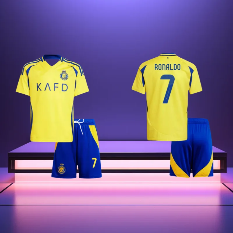 Лидер продаж 2025, футбольная форма Nassr, модная мужская и женская футбольная футболка с короткими рукавами, повседневный быстросохнущий топ
Лидер продаж 2025, футбольная форма Nassr, модная мужская и женская футбольная футболка с короткими рукавами, повседневный быстросохнущий топ