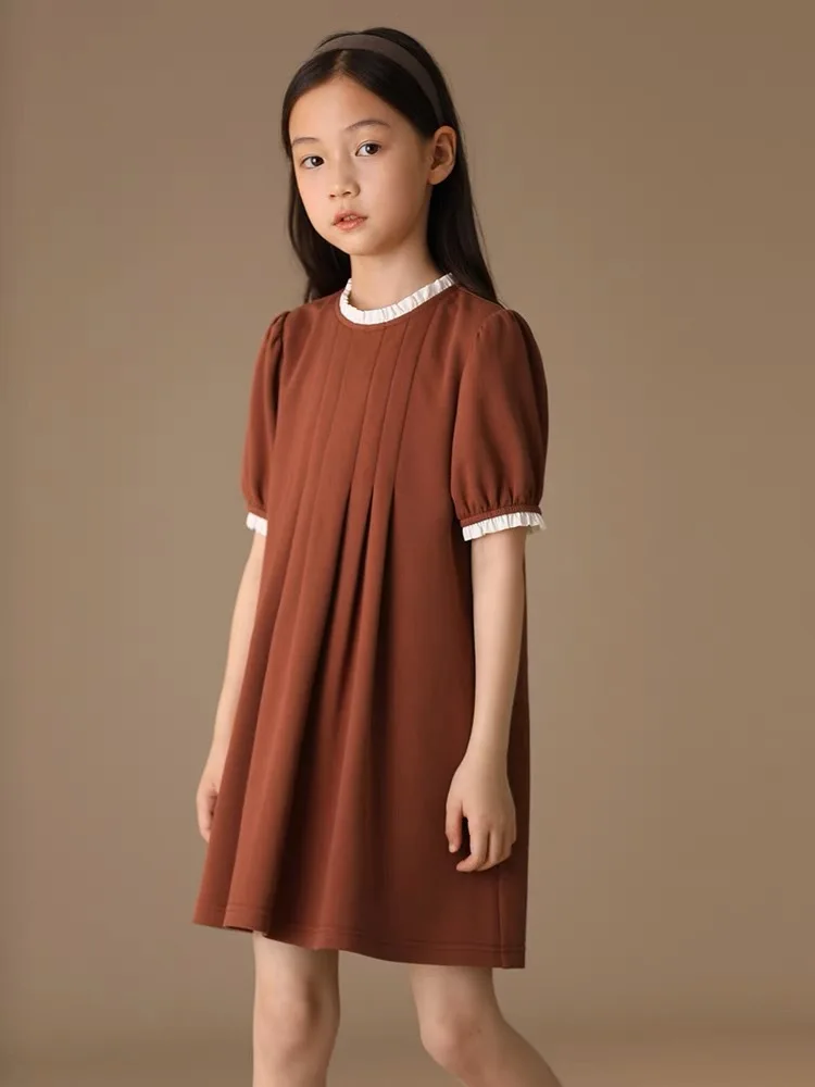 Summer Girls Dress Round Neck Short Sleeve Skirt Little Girl Daily Short Sleeve Lovely Printing Princess Skirt 2024 New
Summer Girls Dress Round Neck Short Sleeve Skirt Little Girl Daily Short Sleeve Lovely Printing Princess Skirt 2024 New