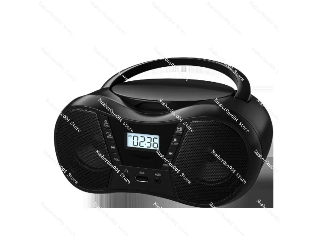 Home Multifunctional Audio Device, AM FM Radio Bluetooth Speaker with CD CD-R RW Playback Function
