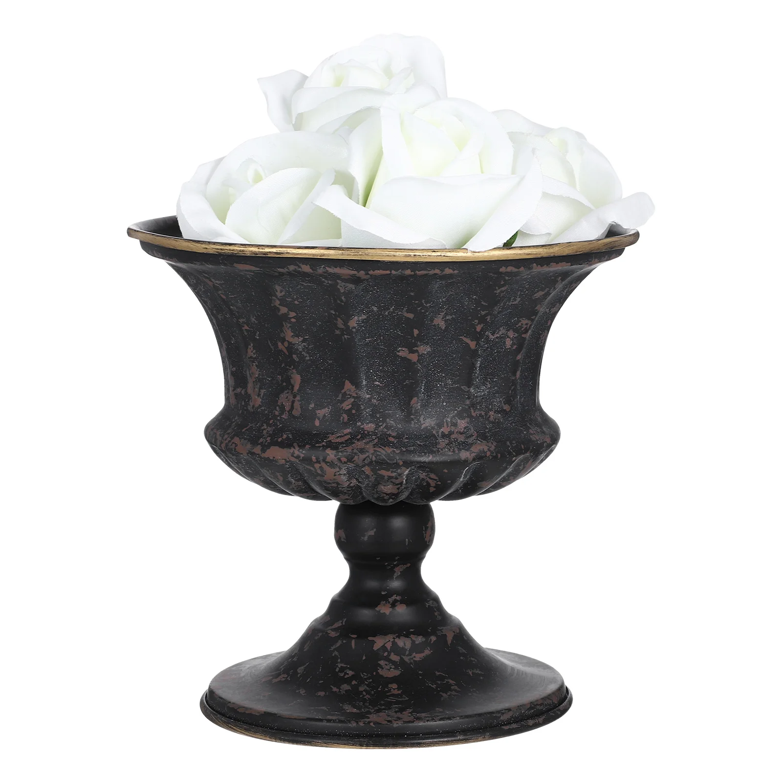 White Vase Iron Flower Pot Wedding Decorations Arrangement Office Centerpiece Black
White Vase Iron Flower Pot Wedding Decorations Arrangement Office Centerpiece Black