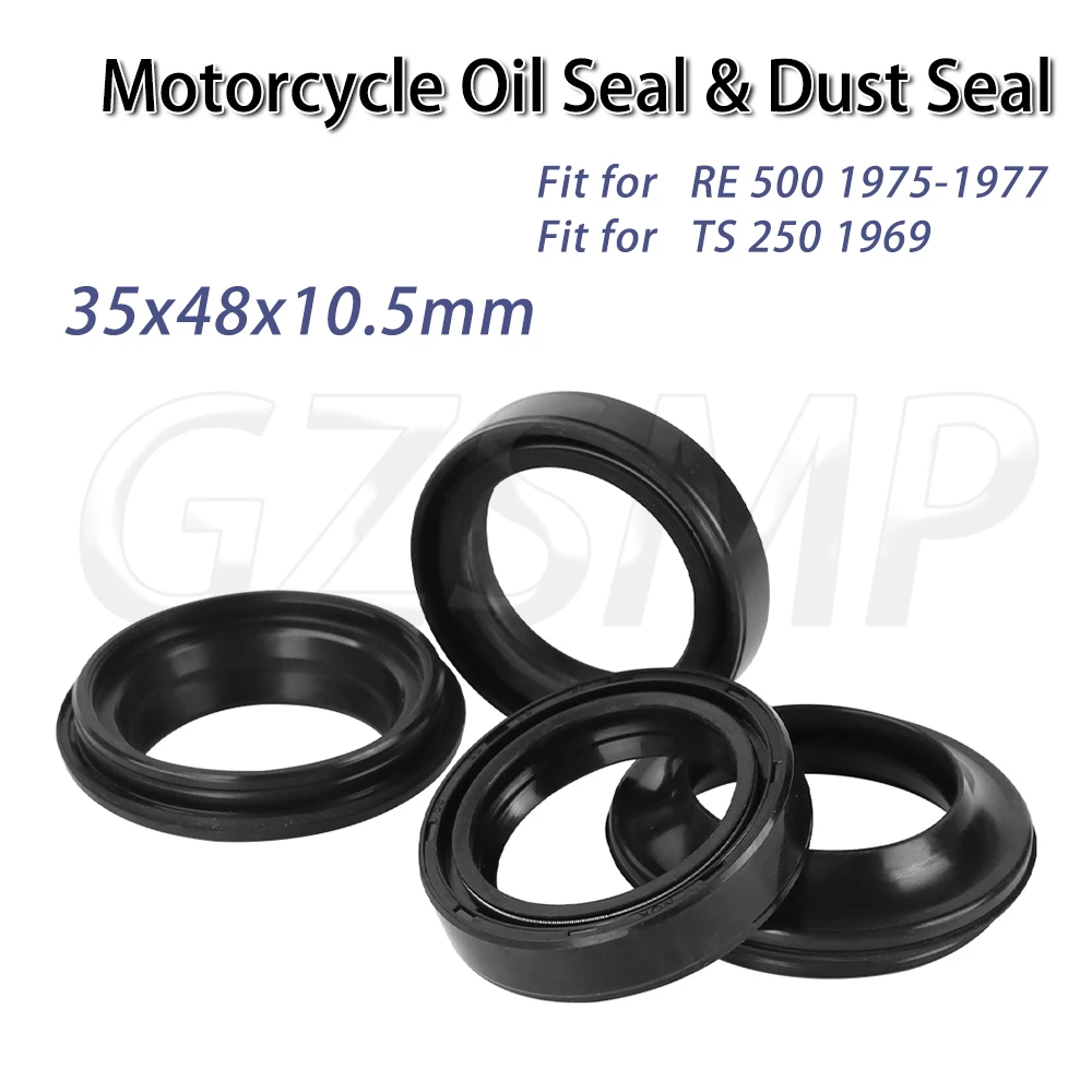 Fit for SUZUKI RE500 1975-1977 TS250 1969 RE 500 TS 250Motorcycle Front Fork Oil Seal 35x48x10.5 Dust
Fit for SUZUKI RE500 1975-1977 TS250 1969 RE 500 TS 250Motorcycle Front Fork Oil Seal 35x48x10.5 Dust