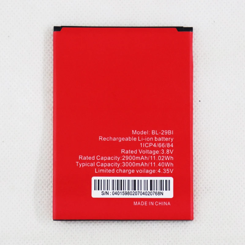

3.8V 3000mAh 11.4Wh BL-29BI Replacement Battery For ITEL S15 Pro A55/A55 LTE L6003P