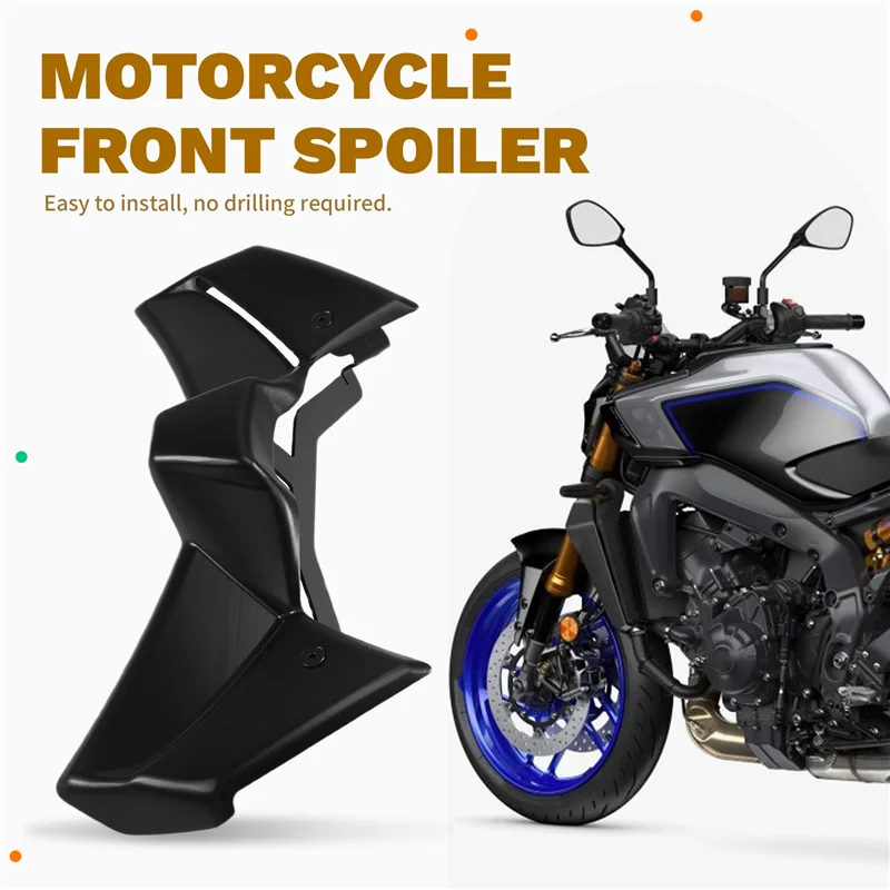 Motorcycle Front Spoiler Wing Fairing Downforce Aerodynamic Winglet For MT-09 MT09 2024-2025 Black
Motorcycle Front Spoiler Wing Fairing Downforce Aerodynamic Winglet For MT-09 MT09 2024-2025 Black