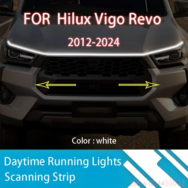 Новинка для Toyota Hilux Vigo Revo 2012-2024 светодиодный дневные ходовые огни с диагональю запуска капота автомобиля DRL направляющая декоративная окружающая лампа 12 В
Новинка для Toyota Hilux Vigo Revo 2012-2024 светодиодный дневные ходовые огни с диагональю запуска капота автомобиля DRL направляющая декоративная окружающая лампа 12 В