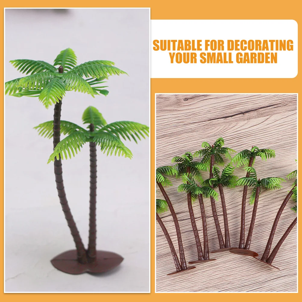 15Pcs Mini Artificial Palm Tree Coconut Tree Ornament Micro Landscape DIY Decoration Model Trees Miniature Plant
15Pcs Mini Artificial Palm Tree Coconut Tree Ornament Micro Landscape DIY Decoration Model Trees Miniature Plant