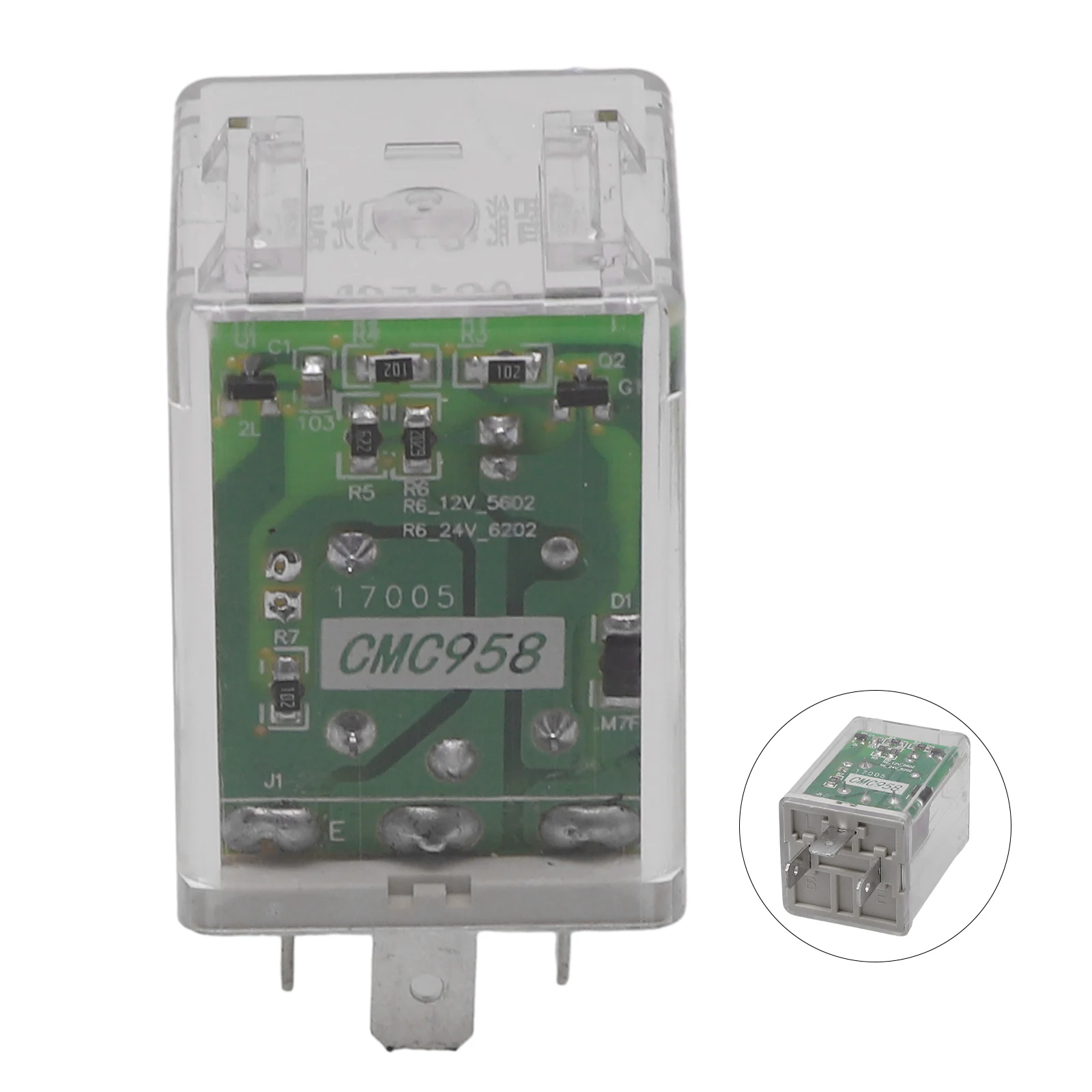 Flasher Relay for Car LED Light 12V 3Pin Turn Signal Rate Control Blinker Relay Solve Bulb Burnt Out Issues on Dashboard
Flasher Relay for Car LED Light 12V 3Pin Turn Signal Rate Control Blinker Relay Solve Bulb Burnt Out Issues on Dashboard