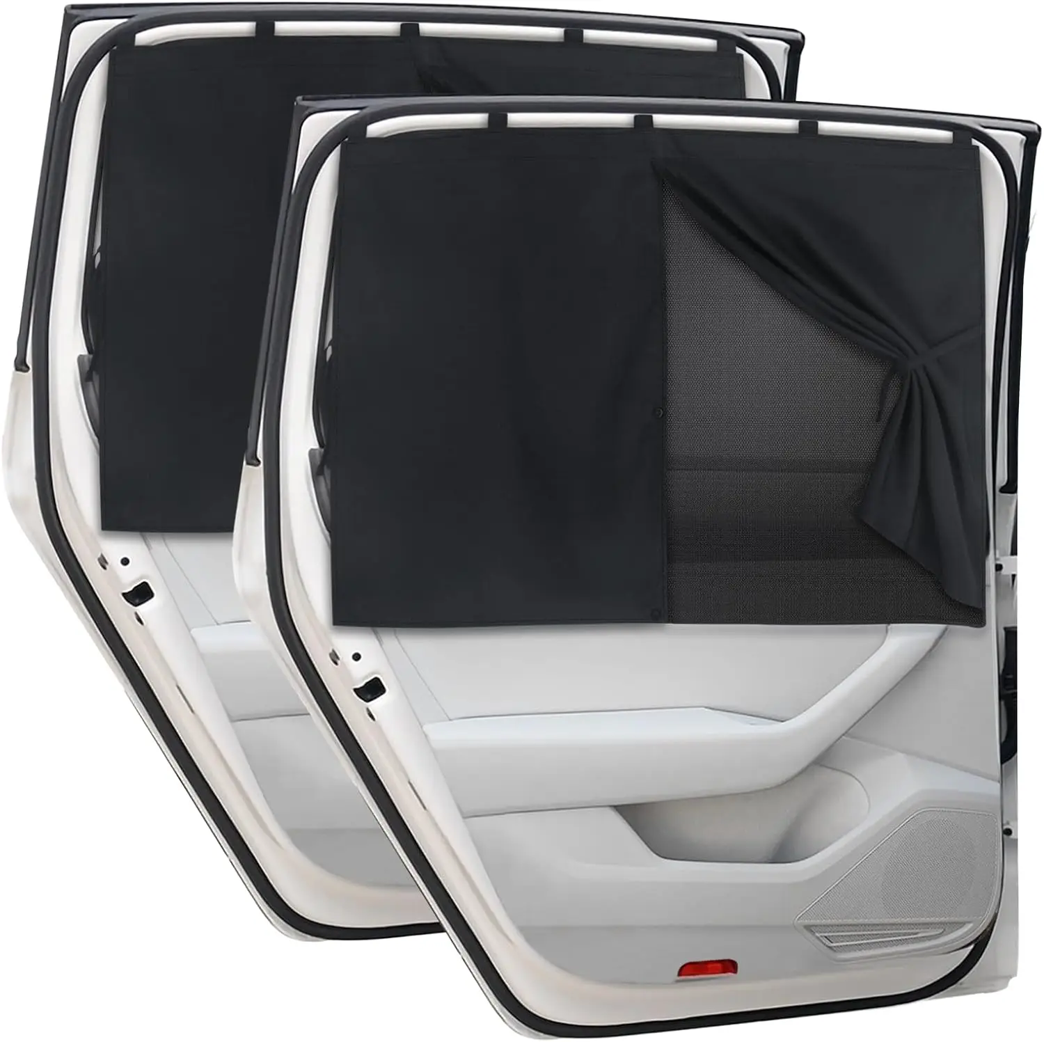 Car Window Shades 2 Pack Magnetic Double Layer Sun Shade for Side Windows Privacy Full or Half Cover
Car Window Shades 2 Pack Magnetic Double Layer Sun Shade for Side Windows Privacy Full or Half Cover