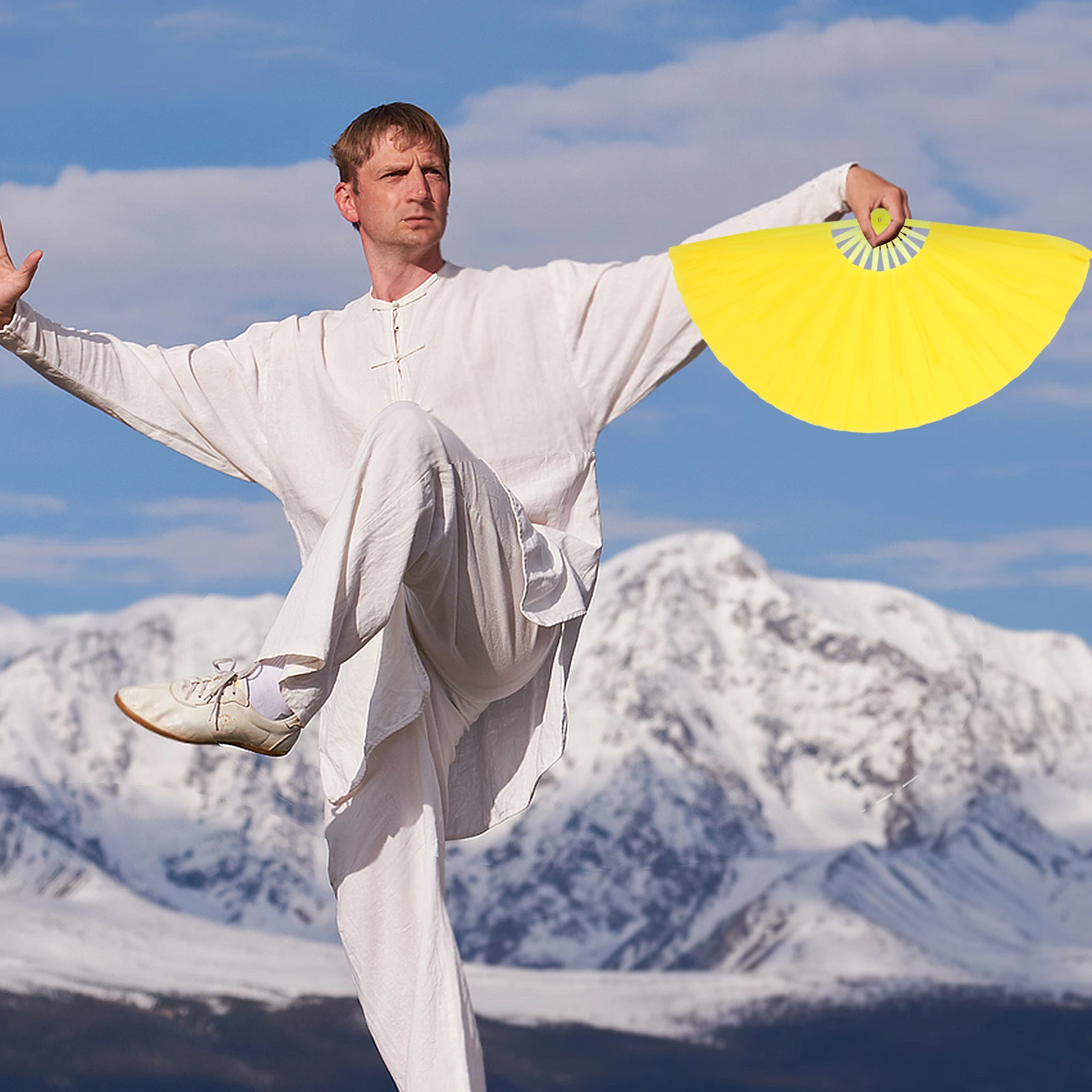 2pcs Tai Chi Kung Fu Fans Silk Dancing Large H held Cloth Foldable 13Inch Left Right Martial Arts Training Fans
2pcs Tai Chi Kung Fu Fans Silk Dancing Large H held Cloth Foldable 13Inch Left Right Martial Arts Training Fans