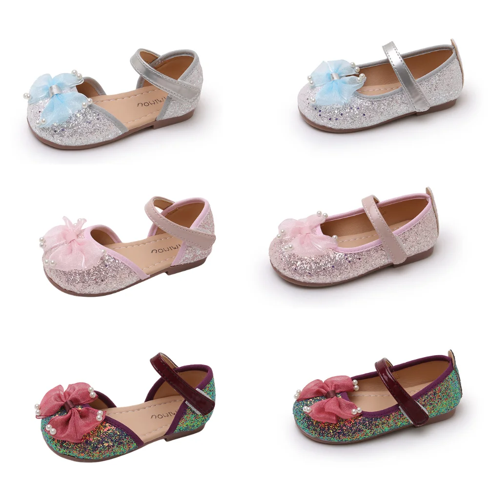 Toddler Girls Glitter Mary Jane Flats Sparkly Sequin Tulle Bow Pearl Single Strap Summer Wedding Birthday Party Dress Shoes
Toddler Girls Glitter Mary Jane Flats Sparkly Sequin Tulle Bow Pearl Single Strap Summer Wedding Birthday Party Dress Shoes