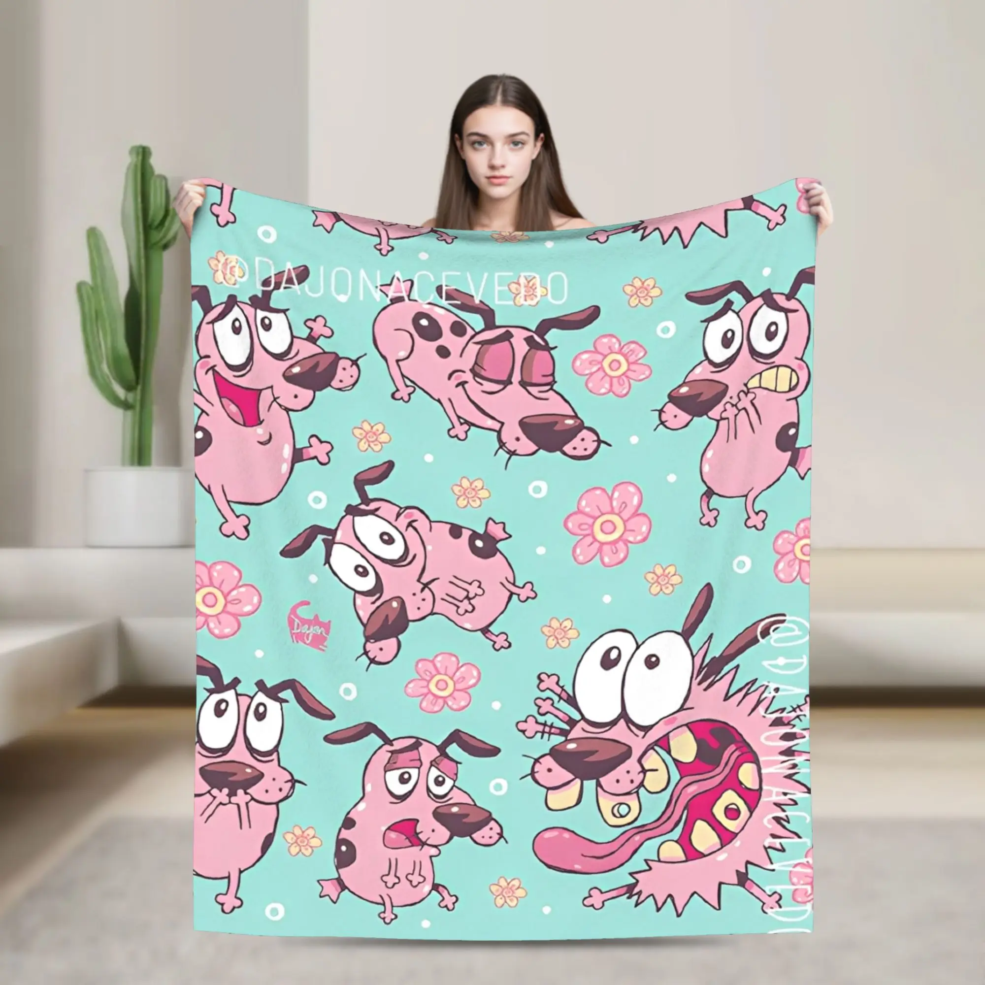 Courage Cowardlys Dog Blankets Camping Flannel Bedding Throws For Couch Chair Soft Warm Custom DIY Quality Bedspread Gift Idea
Courage Cowardlys Dog Blankets Camping Flannel Bedding Throws For Couch Chair Soft Warm Custom DIY Quality Bedspread Gift Idea