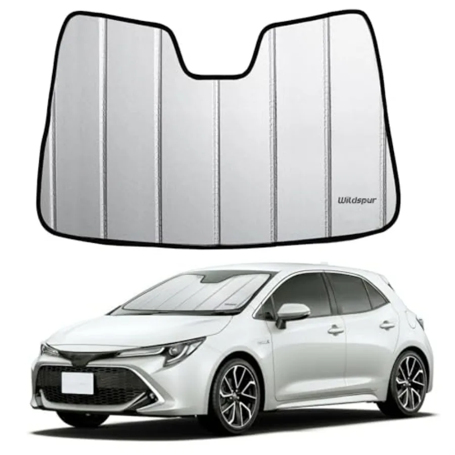 Corolla Windshield Sun Shade for Toyota Corolla 2020-2026, reflective aluminum foil material, black, foldable and custom-fit fr
Corolla Windshield Sun Shade for Toyota Corolla 2020-2026, reflective aluminum foil material, black, foldable and custom-fit fr