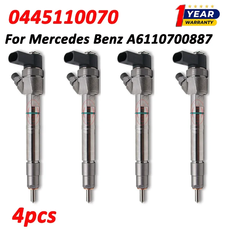4pcs 0445110070 Diesel Auto Injector Nozzle A6110700887 For Mercedes Benz Sprinter Vito V-Class 2.2 2.7 CDI
4pcs 0445110070 Diesel Auto Injector Nozzle A6110700887 For Mercedes Benz Sprinter Vito V-Class 2.2 2.7 CDI