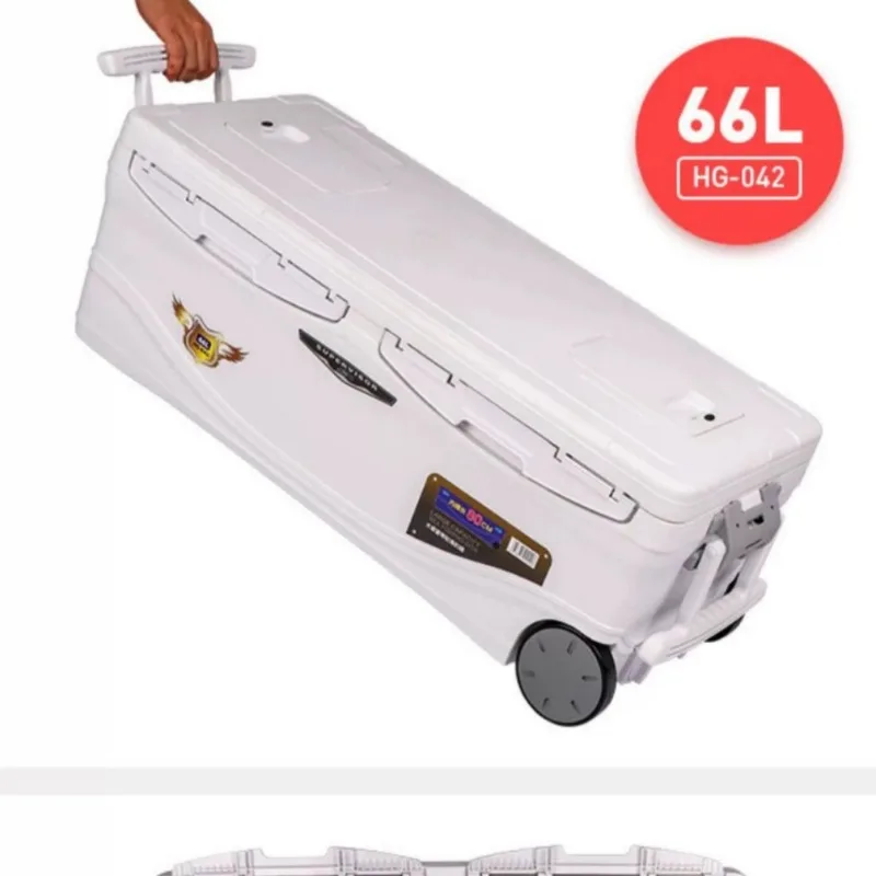 Heavy Duty 66L Sea Fishing Chest Cooler Ice Fishing Box with Insulation and Cold Storage for Tackle Boat Ocean Angling Fishing
Heavy Duty 66L Sea Fishing Chest Cooler Ice Fishing Box with Insulation and Cold Storage for Tackle Boat Ocean Angling Fishing