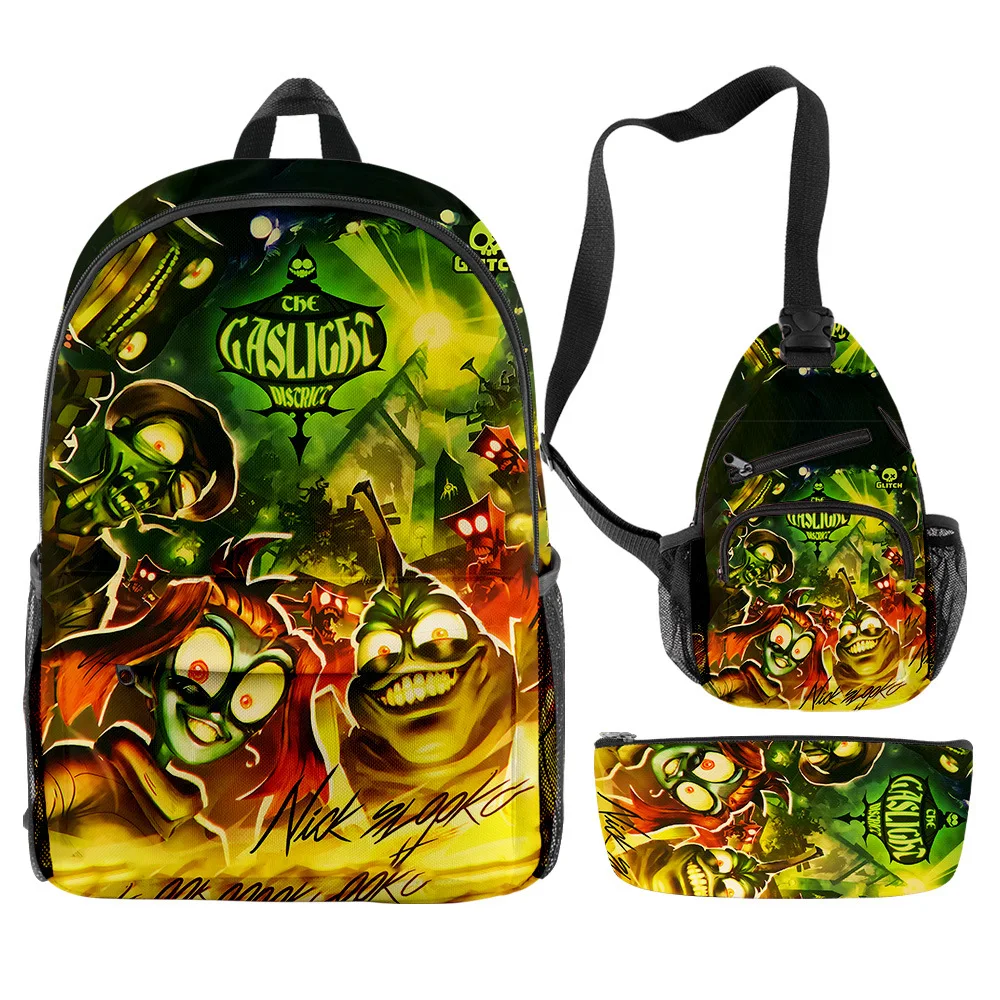 Trendy Popular Funny The Gaslight District 3D Print 3pcs/Set pupil School Bags Travel Laptop Backpack Chest Bag Pencil Case
Trendy Popular Funny The Gaslight District 3D Print 3pcs/Set pupil School Bags Travel Laptop Backpack Chest Bag Pencil Case