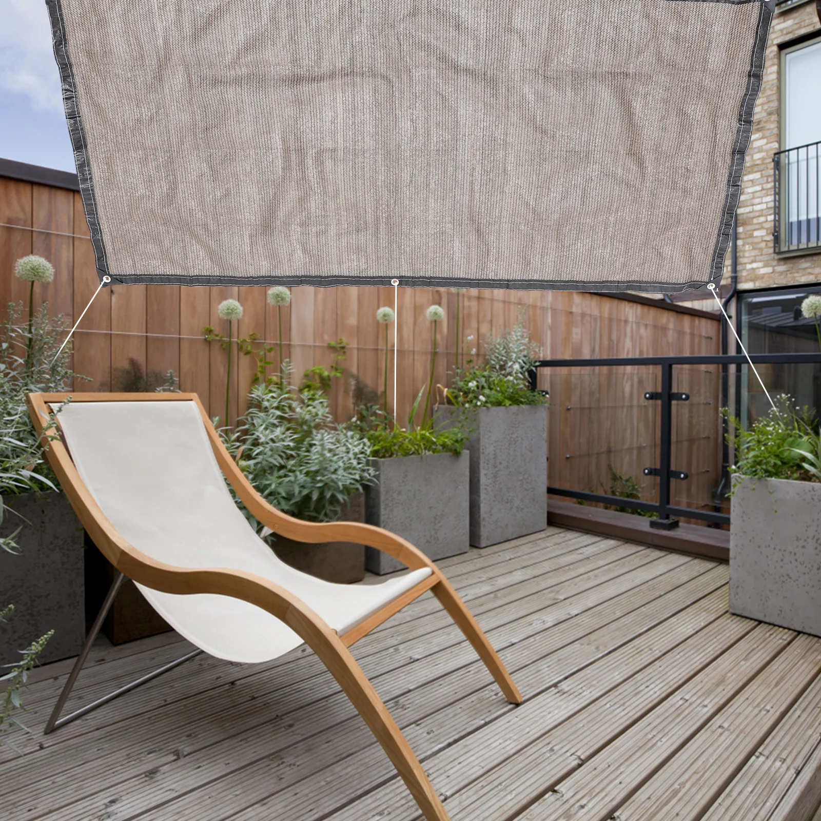 Outdoor Sunshade Net Thickened Shade Cloth Sturdy Sunblock Mesh for Garden Yard Balcony Patio Cooling Airy Shade Cover
Outdoor Sunshade Net Thickened Shade Cloth Sturdy Sunblock Mesh for Garden Yard Balcony Patio Cooling Airy Shade Cover