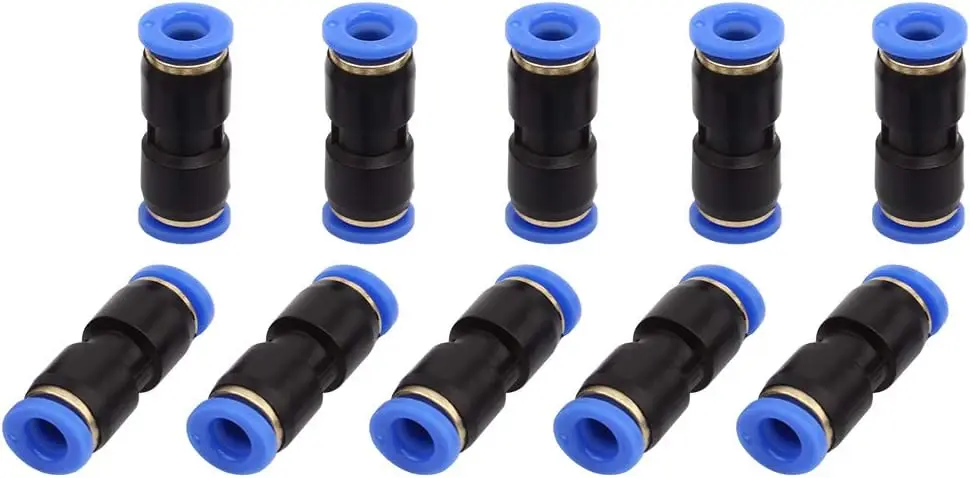 10 Pcs 5/16" Tube OD Straight Union Pneumatic Fitting Connector for Air Water
10 Pcs 5/16" Tube OD Straight Union Pneumatic Fitting Connector for Air Water