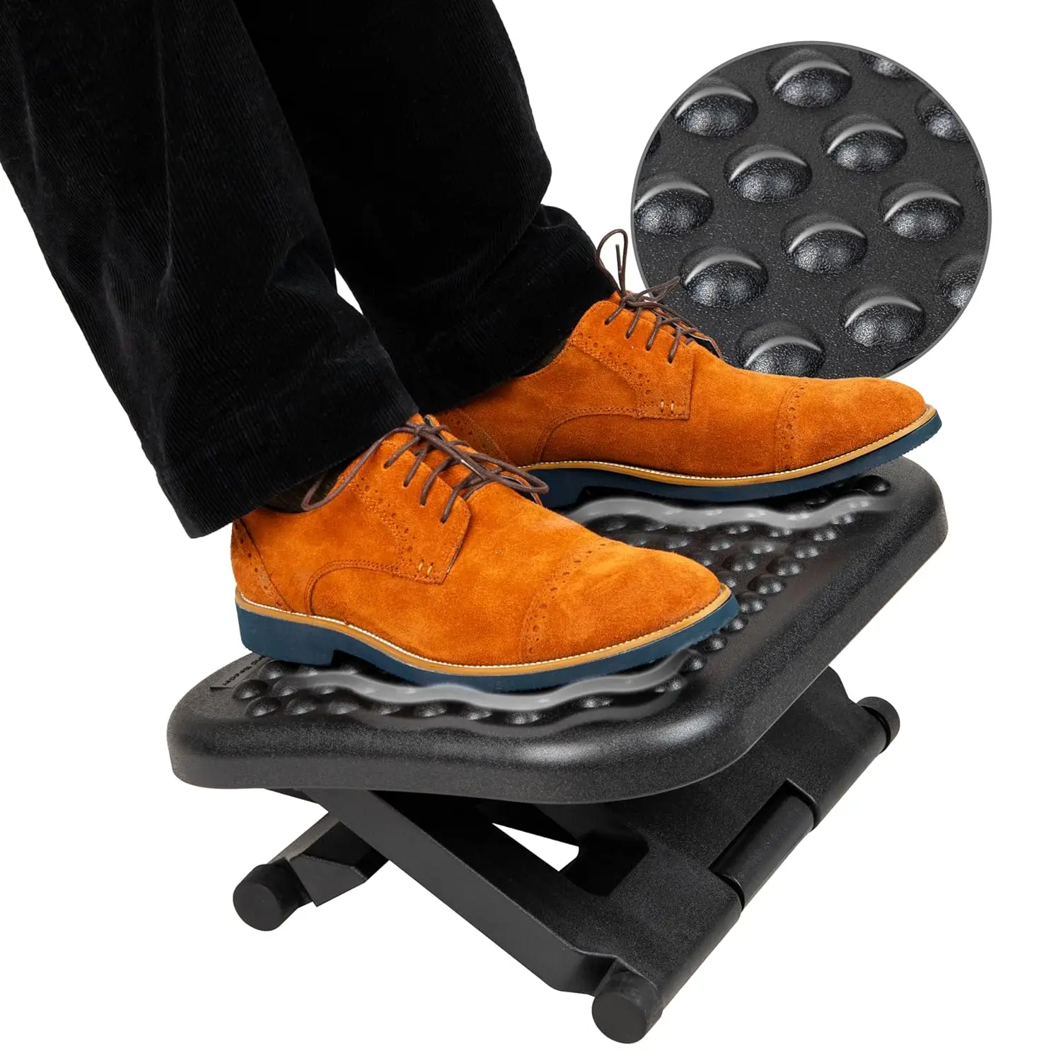 Foot Rest, Under Desk at Work, Ergonomic, Height Adjustable, Office, Plastic, 18" L x 13.5" W x 6.5" H, Black
Foot Rest, Under Desk at Work, Ergonomic, Height Adjustable, Office, Plastic, 18" L x 13.5" W x 6.5" H, Black