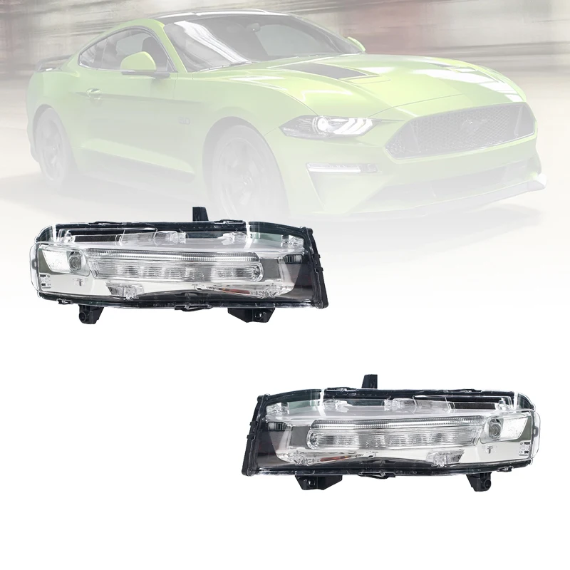 Американская версия для Ford Mustang 2018 2019 2020, автомобильные передние противотуманные фары DRL, противотуманные фары, указатели поворота, автомобильные аксессуары
Американская версия для Ford Mustang 2018 2019 2020, автомобильные передние противотуманные фары DRL, противотуманные фары, указатели поворота, автомобильные аксессуары