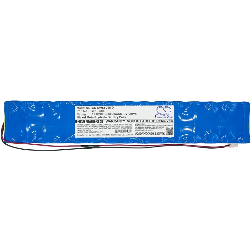 Medical Battery For Smiths WZL-506 Ni-MH 12.00V 6000mAh / 72.00Wh Blue 251.10 * 46.10 * 33.70mm
Medical Battery For Smiths WZL-506 Ni-MH 12.00V 6000mAh / 72.00Wh Blue 251.10 * 46.10 * 33.70mm