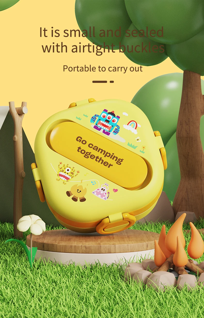 Kids Lunch Box Double Layer Portable Bento Boxes With Fork Spoon Dinnerware Set Food Storage Leakproof Container
Kids Lunch Box Double Layer Portable Bento Boxes With Fork Spoon Dinnerware Set Food Storage Leakproof Container