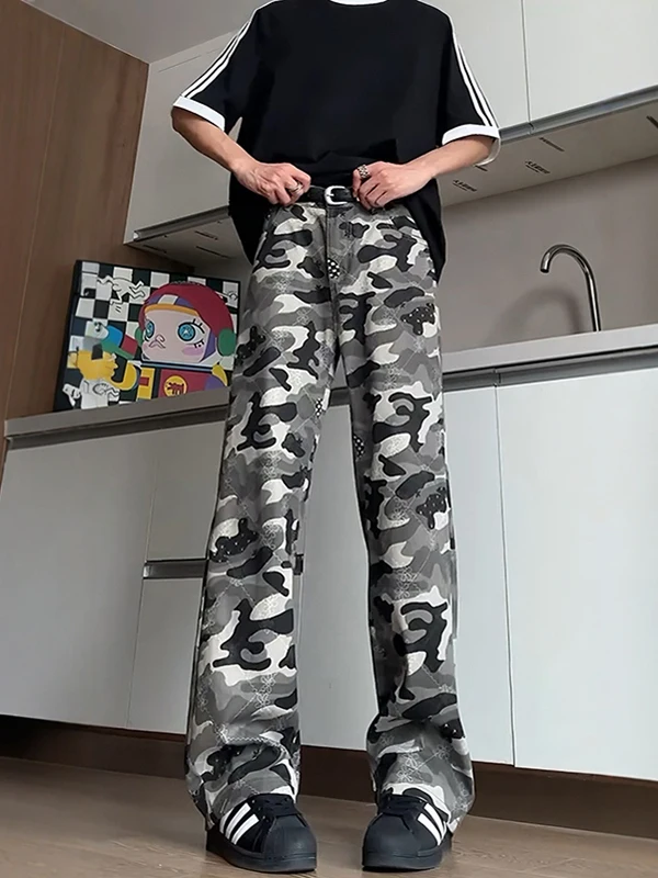 Американские камуфляжные джинсы в стиле ретро, мужские летние тонкие прямые брюки с широкими штанинами, рабочая одежда, удлиненные брюки-клеш Cleanfit
Американские камуфляжные джинсы в стиле ретро, мужские летние тонкие прямые брюки с широкими штанинами, рабочая одежда, удлиненные брюки-клеш Cleanfit