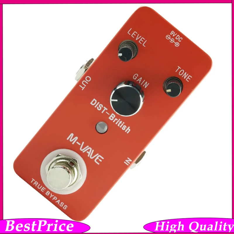M-VAVE Distortion British Twisted British Guitar Single Block Effect Tool True Bypass Guitar Parts & Accessories
M-VAVE Distortion British Twisted British Guitar Single Block Effect Tool True Bypass Guitar Parts & Accessories