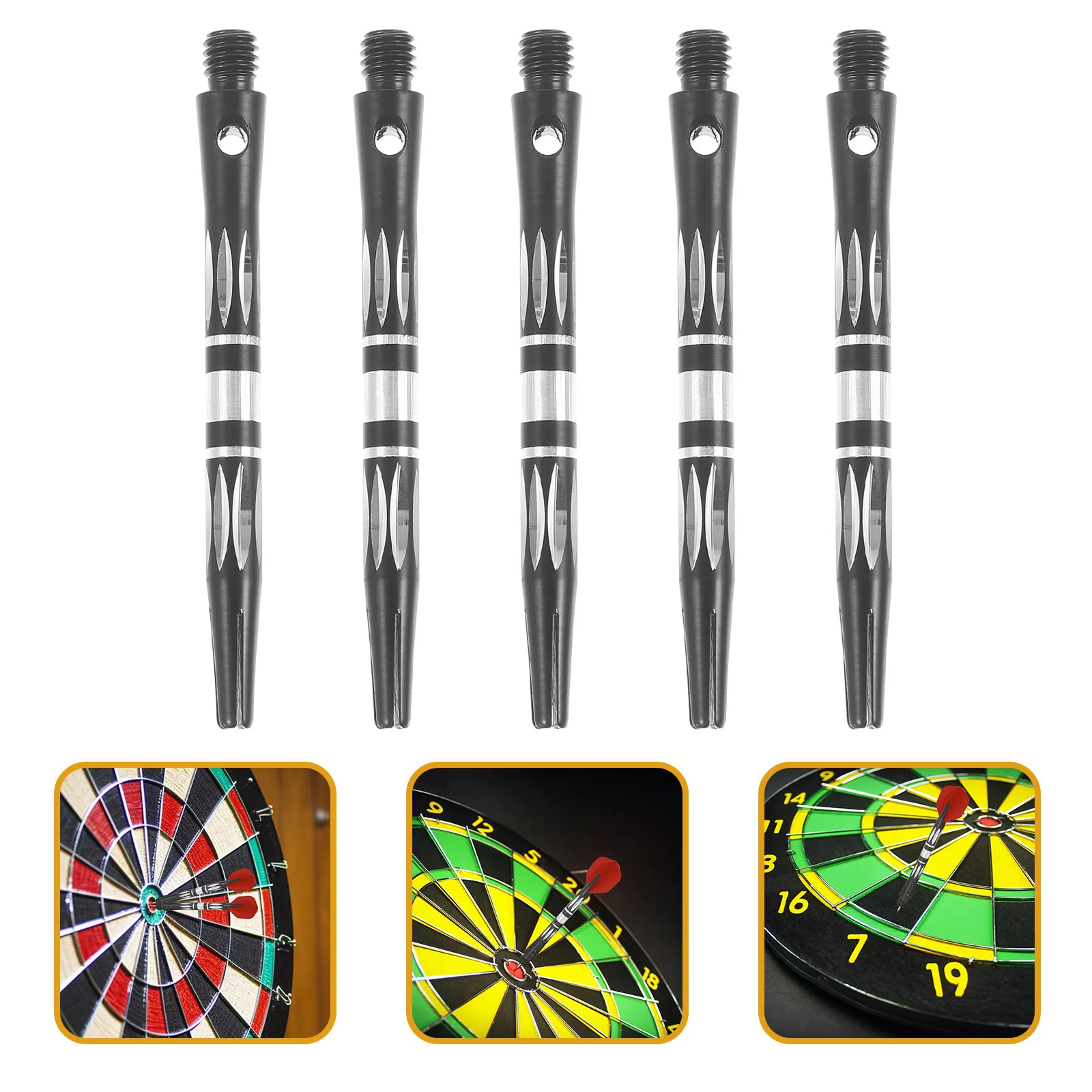 5Pcs Aluminum Thread Shafts for Replacement Lightweight Portable Professional Dart Accessories with Unique Front-Loaded
5Pcs Aluminum Thread Shafts for Replacement Lightweight Portable Professional Dart Accessories with Unique Front-Loaded