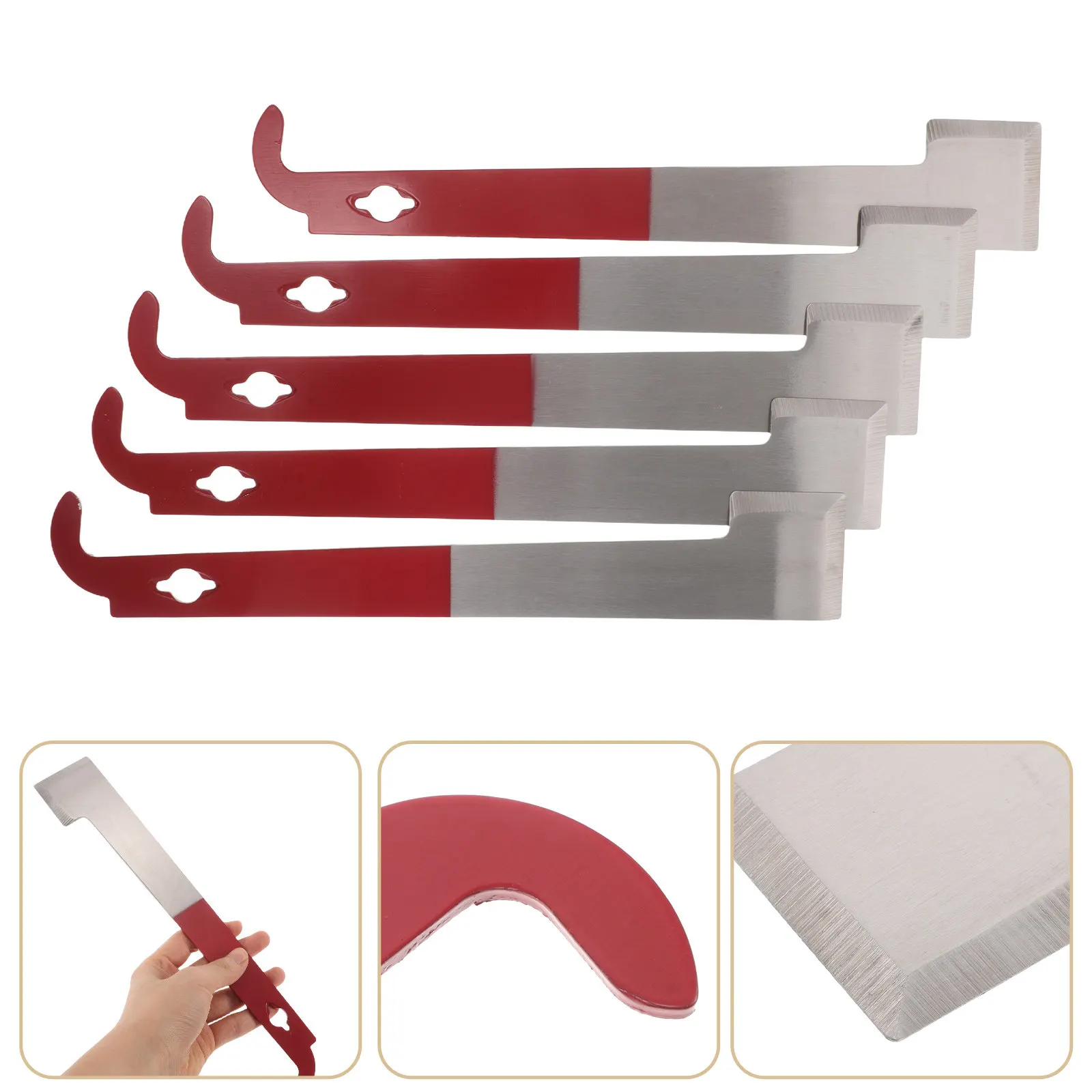 5Pcs Beekeeping Tool Kit Stainless Steel Multi-Function Hive Frame Lifter and Honey Scraper for Efficient Hive Maintenance
5Pcs Beekeeping Tool Kit Stainless Steel Multi-Function Hive Frame Lifter and Honey Scraper for Efficient Hive Maintenance