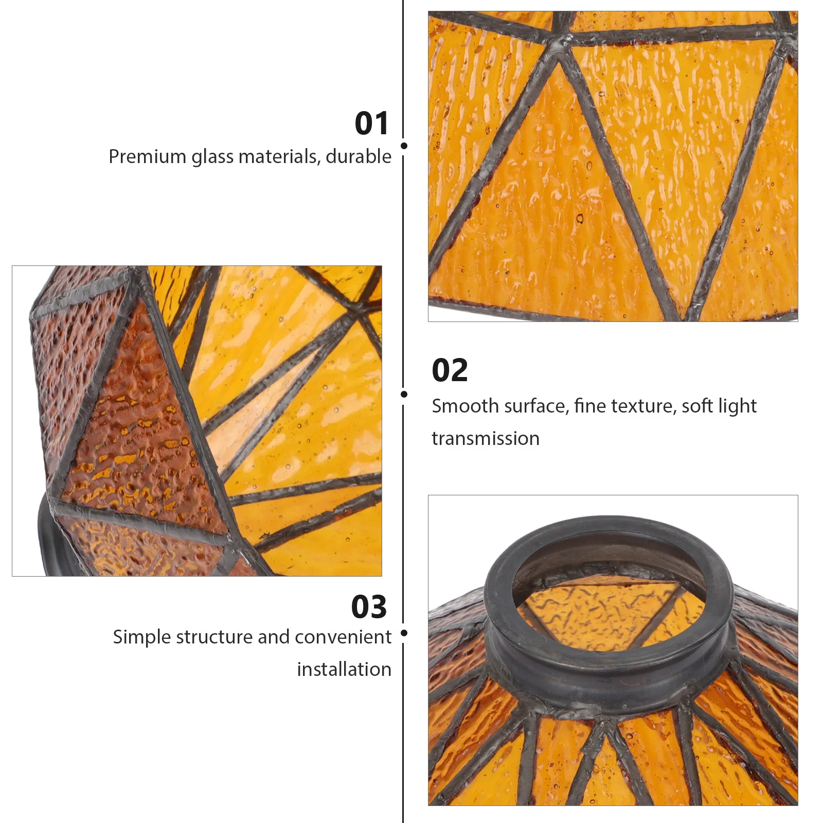 Pendant Light Shade Vintage Style Glass Ceiling Light Shade Decorative Replacement Lampshade for Pendant Lighting
Pendant Light Shade Vintage Style Glass Ceiling Light Shade Decorative Replacement Lampshade for Pendant Lighting