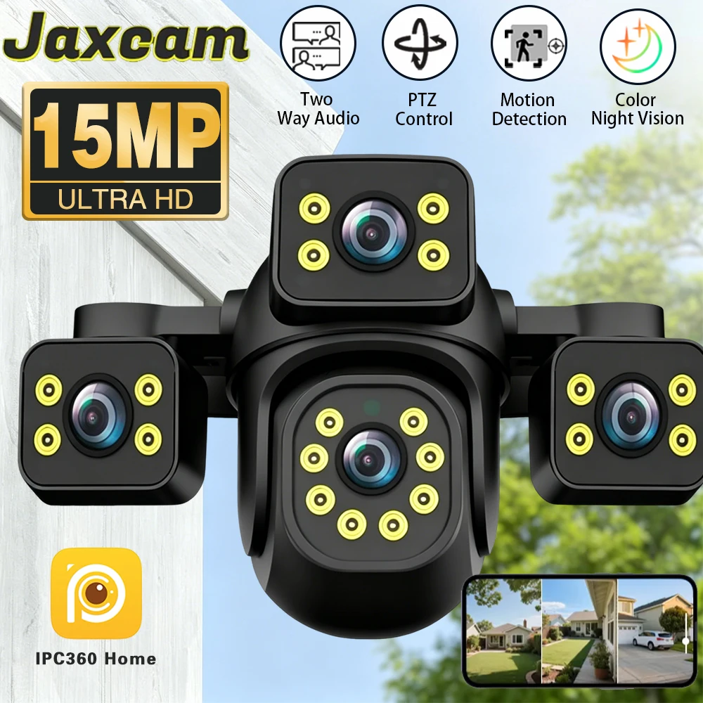 IPC360 Home 8K 15MP Security WIFI Camera Three Screen Outdoor Cam Three Lens Ai Human Detection Waterproof CCTV Video IP Cameras
IPC360 Home 8K 15MP Security WIFI Camera Three Screen Outdoor Cam Three Lens Ai Human Detection Waterproof CCTV Video IP Cameras