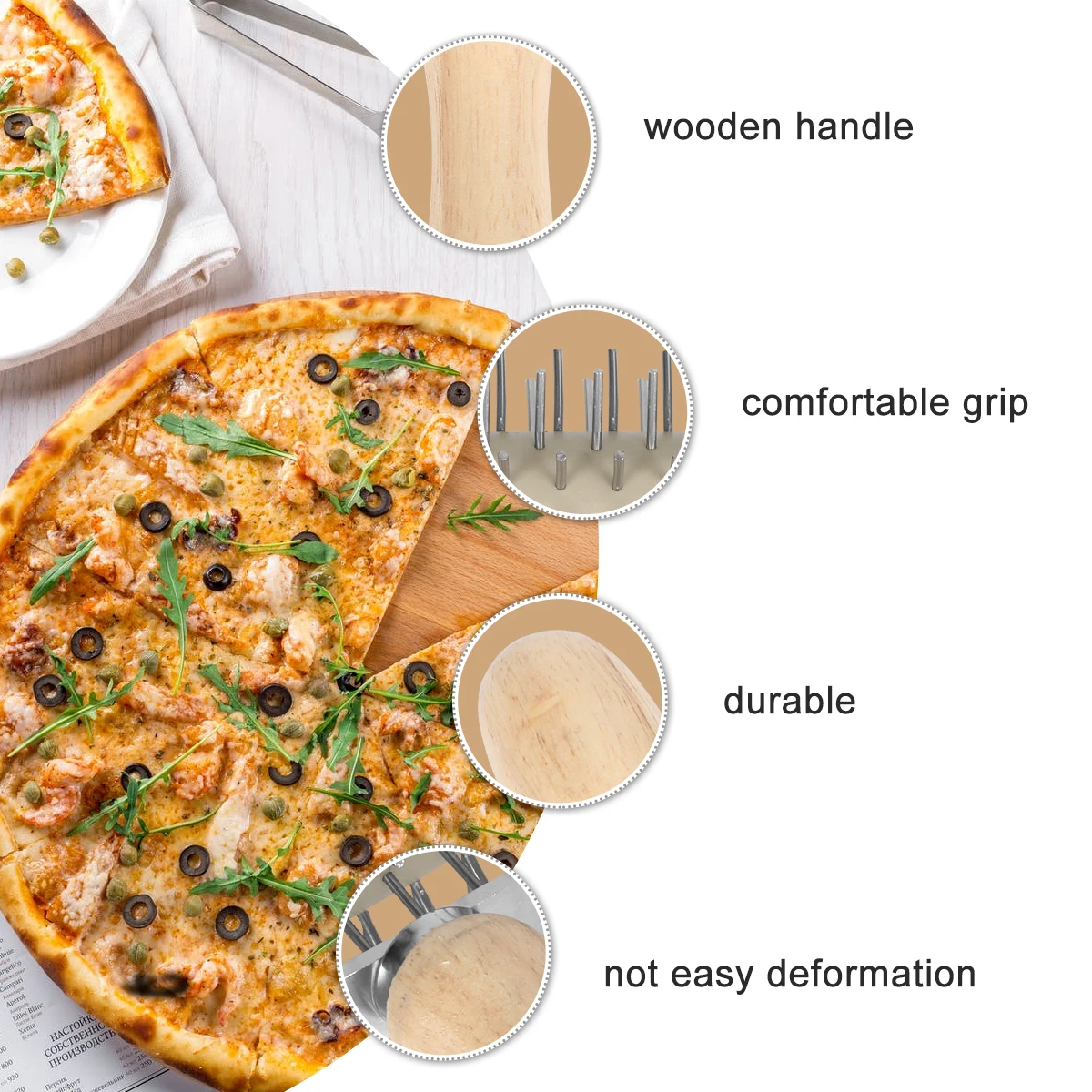 Pizza Roller Needle Kitchen Baking Tool Wooden Handle Safe Chic Pastry Puncher Gift Family Friends Use
Pizza Roller Needle Kitchen Baking Tool Wooden Handle Safe Chic Pastry Puncher Gift Family Friends Use