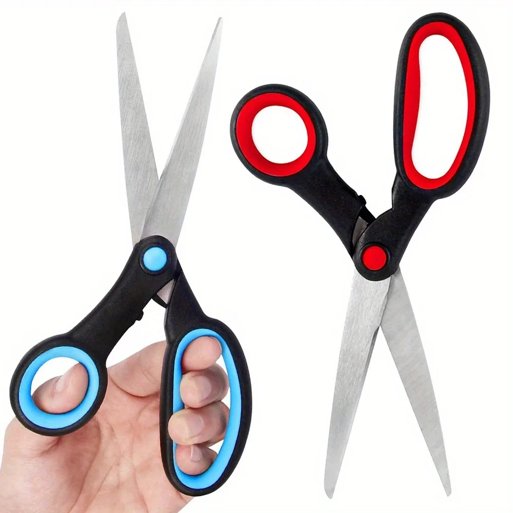 8-inch Left Handed Scissors for Adults Students - Sharp Blades with Soft Grip, Office Craft Shears for Fabric Paper DIY
8-inch Left Handed Scissors for Adults Students - Sharp Blades with Soft Grip, Office Craft Shears for Fabric Paper DIY