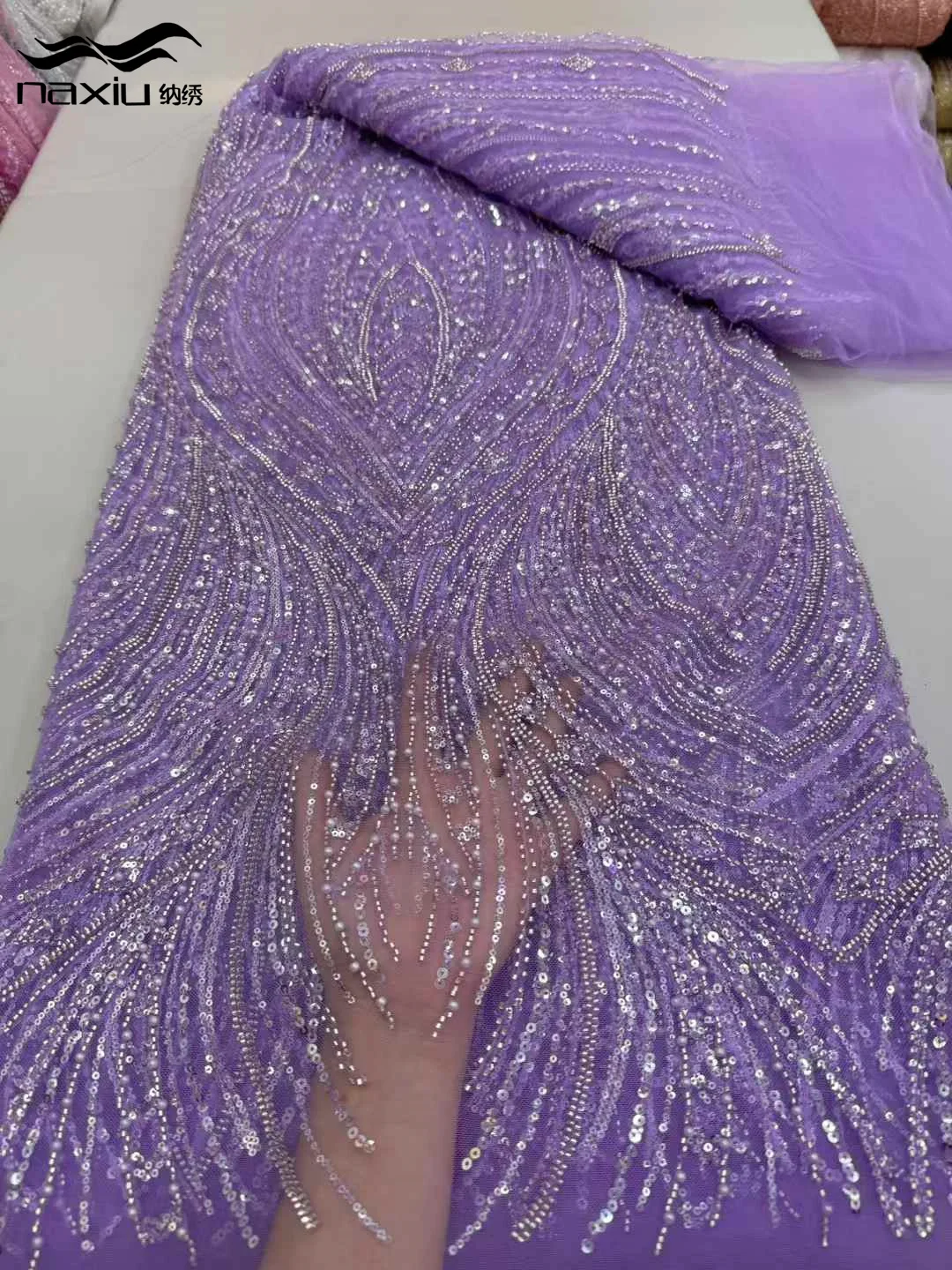 Africa Nigerian Beaded French Mesh Lace With Sequins High Quality 2025 Embroidery Lace Sequins Lace For Wedding Dresses Women
Africa Nigerian Beaded French Mesh Lace With Sequins High Quality 2025 Embroidery Lace Sequins Lace For Wedding Dresses Women