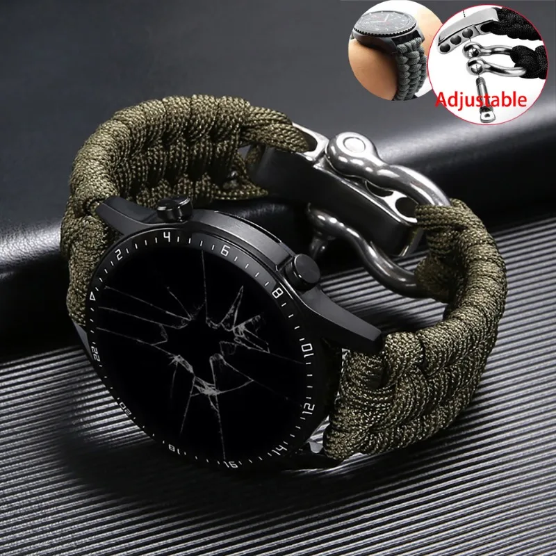 Sports Nylon Strap Rope Watch Band 20mm 22mm Universal Replacement Bands Wristband Rope Bracelet Men Watchband Adjustable Buckle
Sports Nylon Strap Rope Watch Band 20mm 22mm Universal Replacement Bands Wristband Rope Bracelet Men Watchband Adjustable Buckle