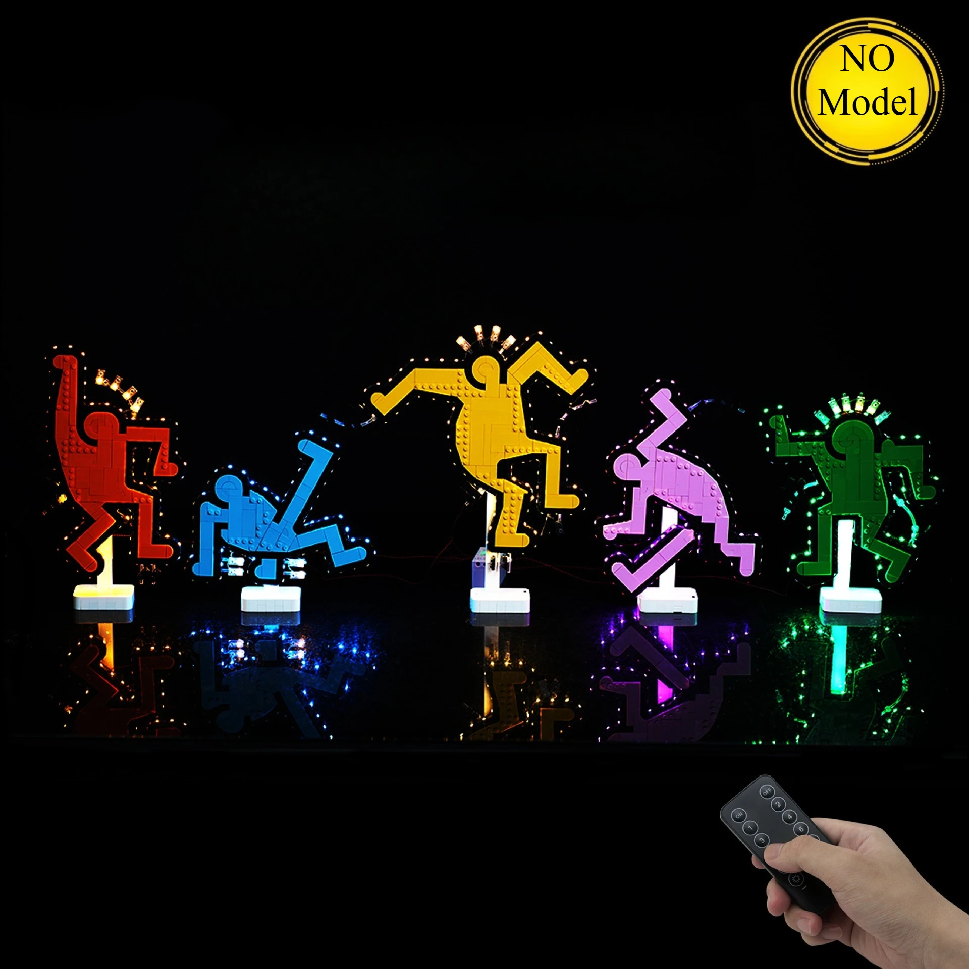 LED Lighting Set Suitable for LEGO Keith Haring Dancing Figures 31216 Building Blocks
LED Lighting Set Suitable for LEGO Keith Haring Dancing Figures 31216 Building Blocks