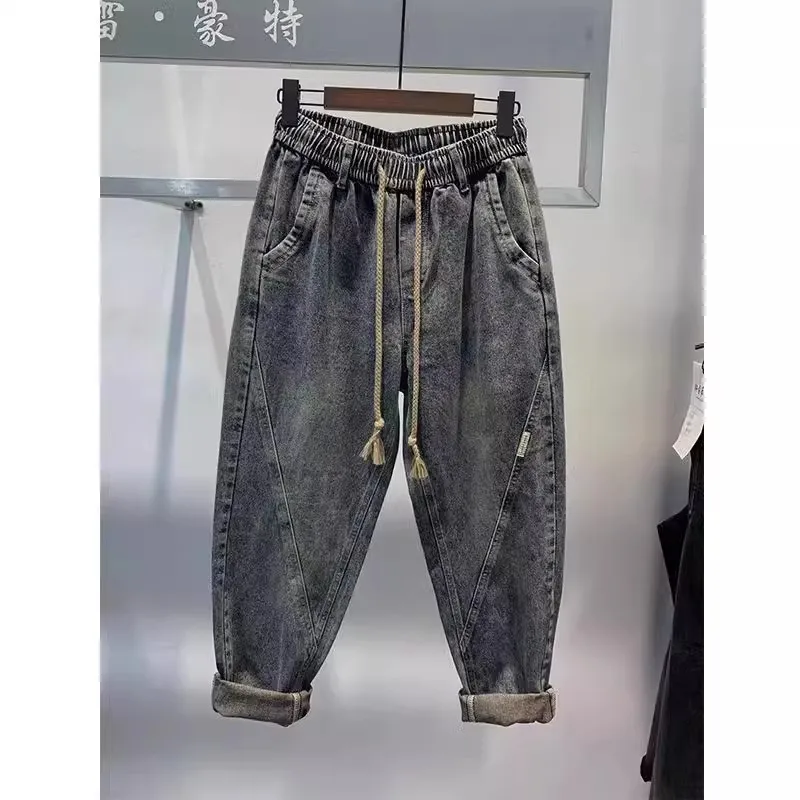 Loose Fit Men's Denim Jeans Fce Lined Waed Harlan Tapered Leggings Casual mid Waist Polyester Fabric Youth Faion
Loose Fit Men's Denim Jeans Fce Lined Waed Harlan Tapered Leggings Casual mid Waist Polyester Fabric Youth Faion